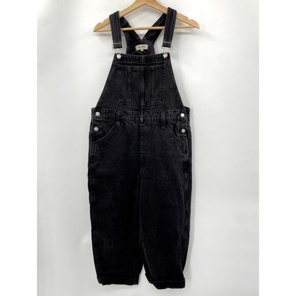 Madewell Straight-Leg Overalls in Lunar Wash - Picture 2 of 7